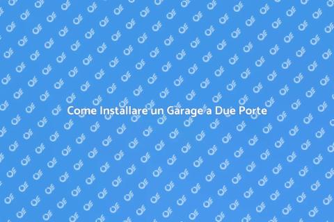 Garage a Due Porte: Spazio e Stile
