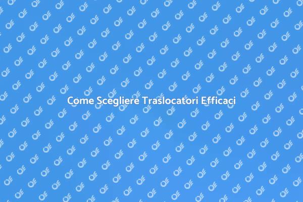 Scegli i Migliori Traslocatori per Te
