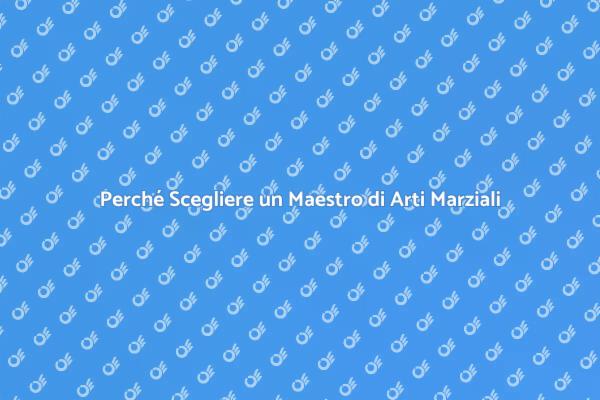 L'Essenza di un Maestro nelle Arti Marziali