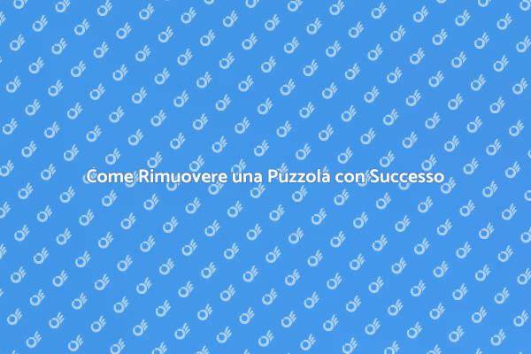 Rimuovi la Puzzola in Sicurezza