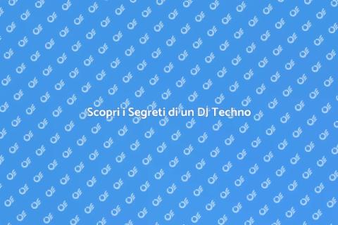 DJ Techno: Scopri il Suono Elettronico