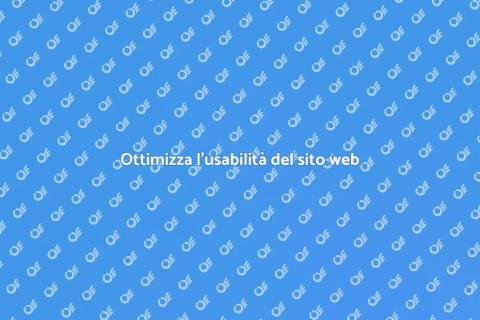 Migliora l'usabilità del tuo sito web