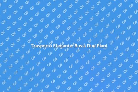 Affittare Bus a Due Piani Matrimonio