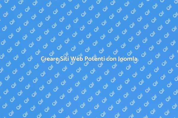 Siti Web Efficaci con Joomla