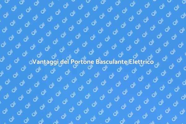 Installazione Elettrica del Portone Basculante