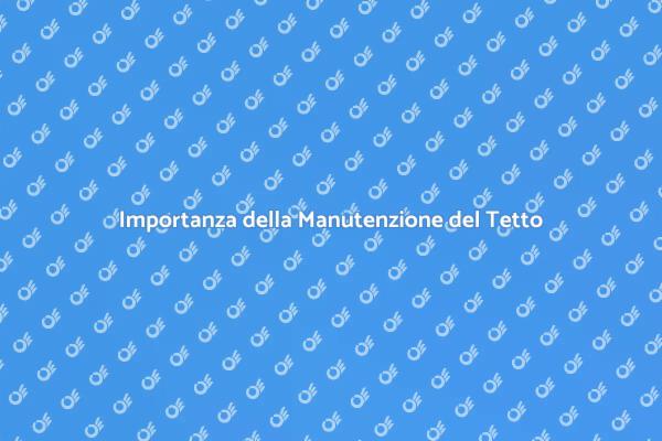 Perché Manutenere il Tetto a Tunnel