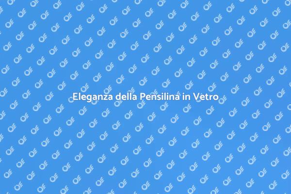 Funzionalità e Stile: Pensilina in Vetro