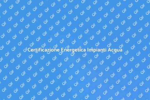 Controllo Tecnico Certificazione Energetica