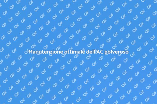 Rinfresca l'aria: cura dell'AC