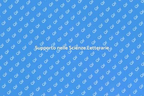 Aiuto in Scienze Letterarie Online