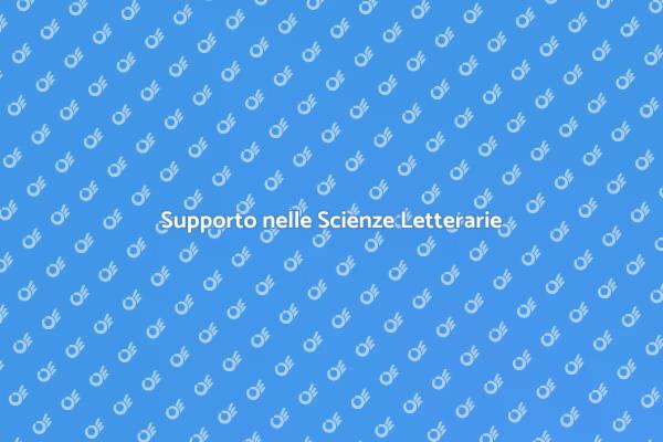 Risorse per Scienze Letterarie