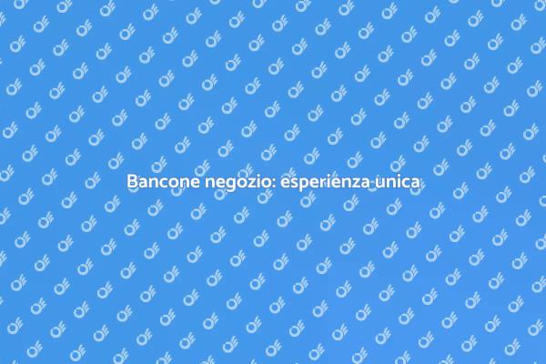 Perché il bancone è fondamentale per il negozio
