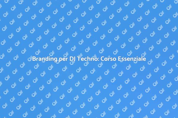 Branding Personale per DJ Techno