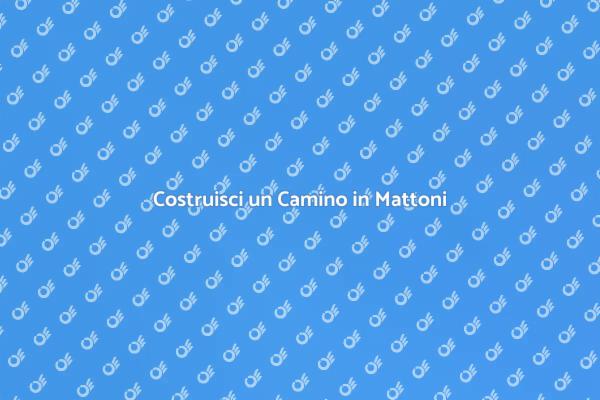 Progetto Camino in Mattoni Fai da Te