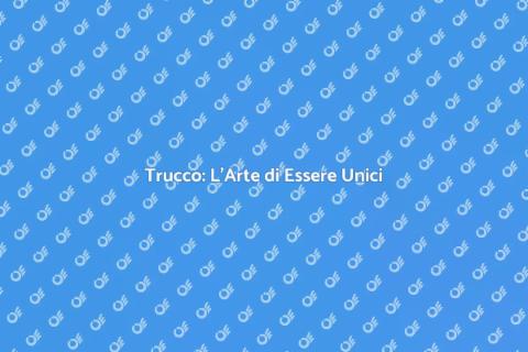 Magia del Trucco Professionale