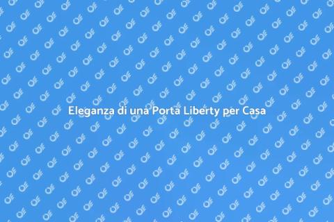 Porta in Stile Liberty per Interni