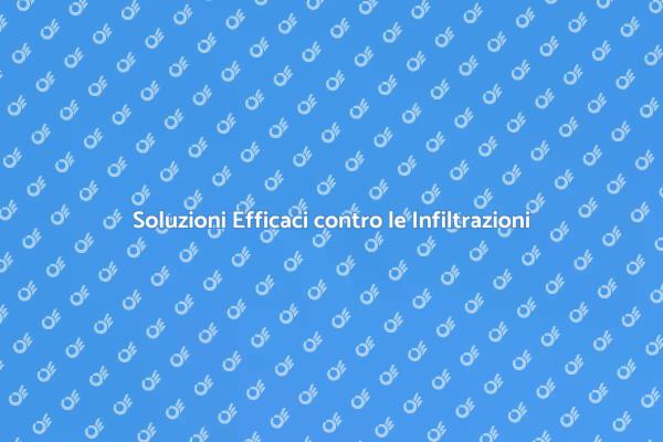 Prevenire Infiltrazioni d'Acqua: Ecco Come