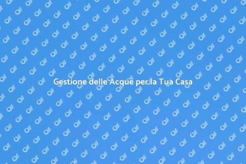 Mitigazione dell'Acqua per Casa Sicura