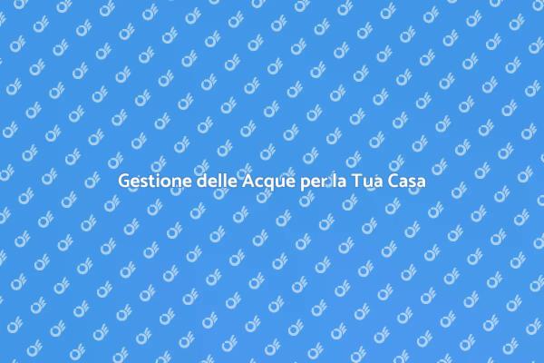Sicurezza Domestica e Mitigazione Acqua