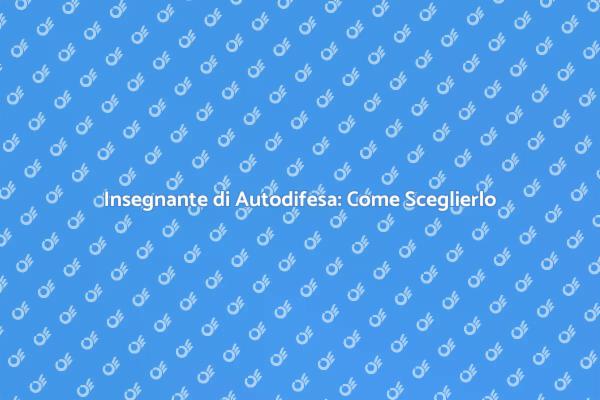 Migliora la Tua Sicurezza con Autodifesa