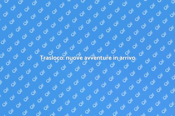 Traslocare: affronta il cambiamento con successo