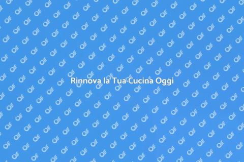Ristrutturare la Cucina di Casa