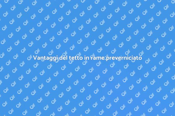 Eleganza e funzionalità del rame