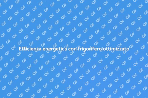 Migliora l'efficienza del tuo frigorifero
