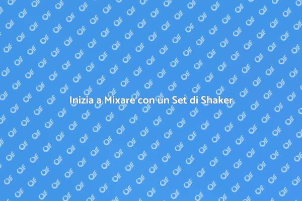 Cocktail Facili con un Set di Shaker