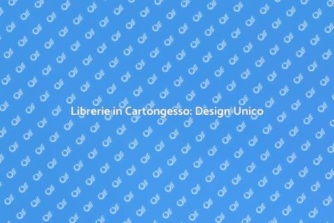 Libreria in Cartongesso Su Misura