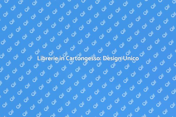 Libreria Personalizzata in Cartongesso