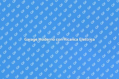 Garage Futuristico con Ricarica Elettrica