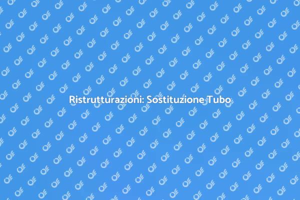 Installazione e Sostituzione dei Tubo