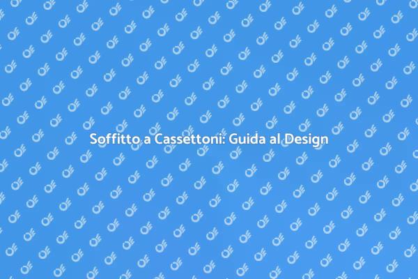 Eleganza del Soffitto a Cassettoni
