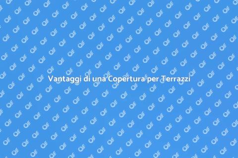 Copertura Terrazzi Resistente all'Acqua
