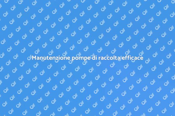 Come riparare le pompe di raccolta