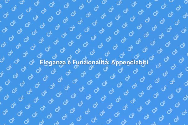 Stile e Praticità: Appendiabiti in Ferro