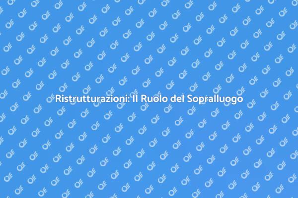 Energia e Comfort: Sopralluogo Necessario
