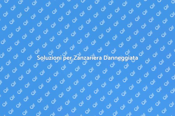 Come Riparare una Zanzariera