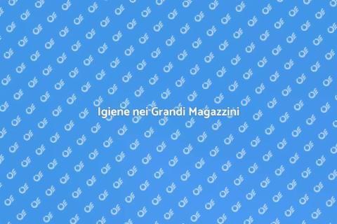Pulizia nei Grandi Magazzini