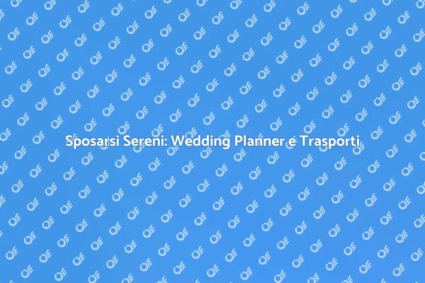 Sposarsi Senza Stress con un Wedding Planner