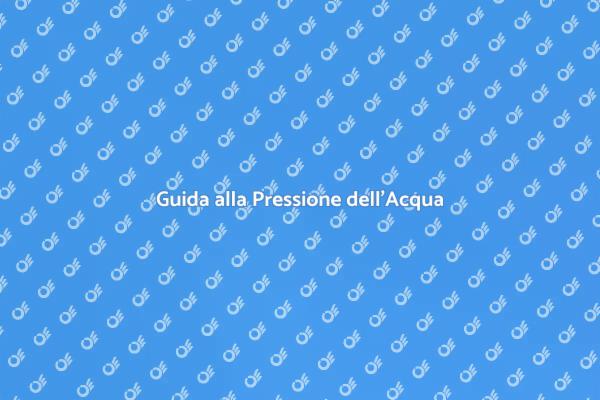 Affronta i Problemi di Pressione dell'Acqua