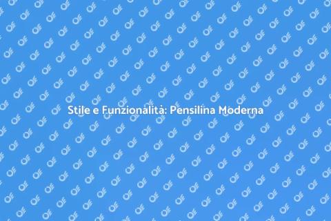 Pensilina in Legno Moderna