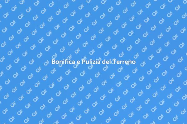 Terreno Pulito per Costruire e Ristrutturare