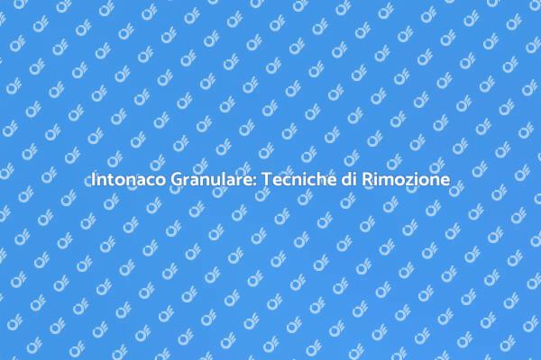 Ristrutturazione Edifici Storici: Intonaco