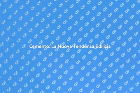 Pavimentazione in Cemento: Versatilità