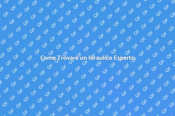 Risolvi Problemi al Lavandino Velocemente