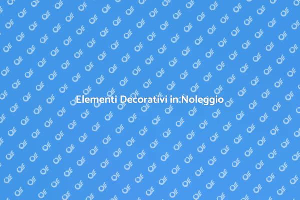 Trasforma il Tuo Evento con Noleggio Decorazioni