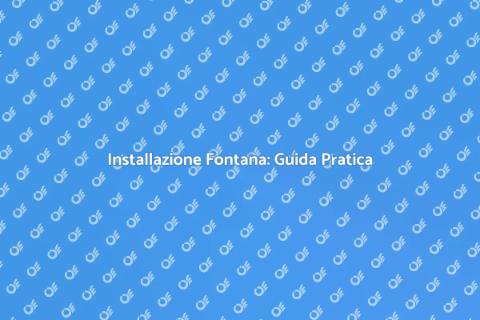 Fontana da Giardino: Guida all'Installazione