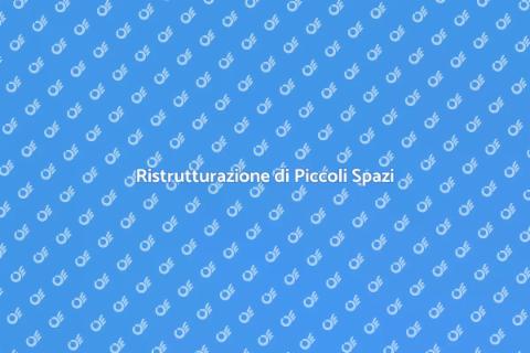 Ristrutturare Piccoli Appartamenti